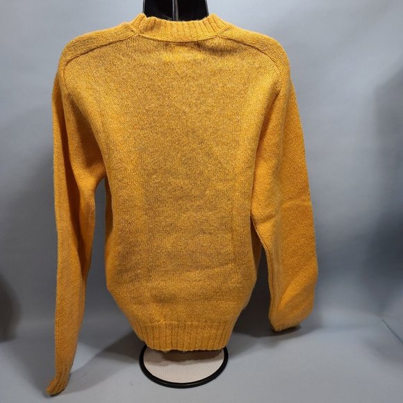 Maine Gear By Emple Vintage Shetland Wool Blend Cable Knit Sweater USA Small - Picture 2 of 7